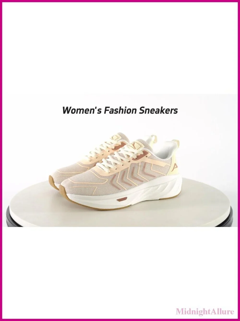 Women's Breathable Mesh Tennis Shoes Non Slip Walking Sneakers Athletic